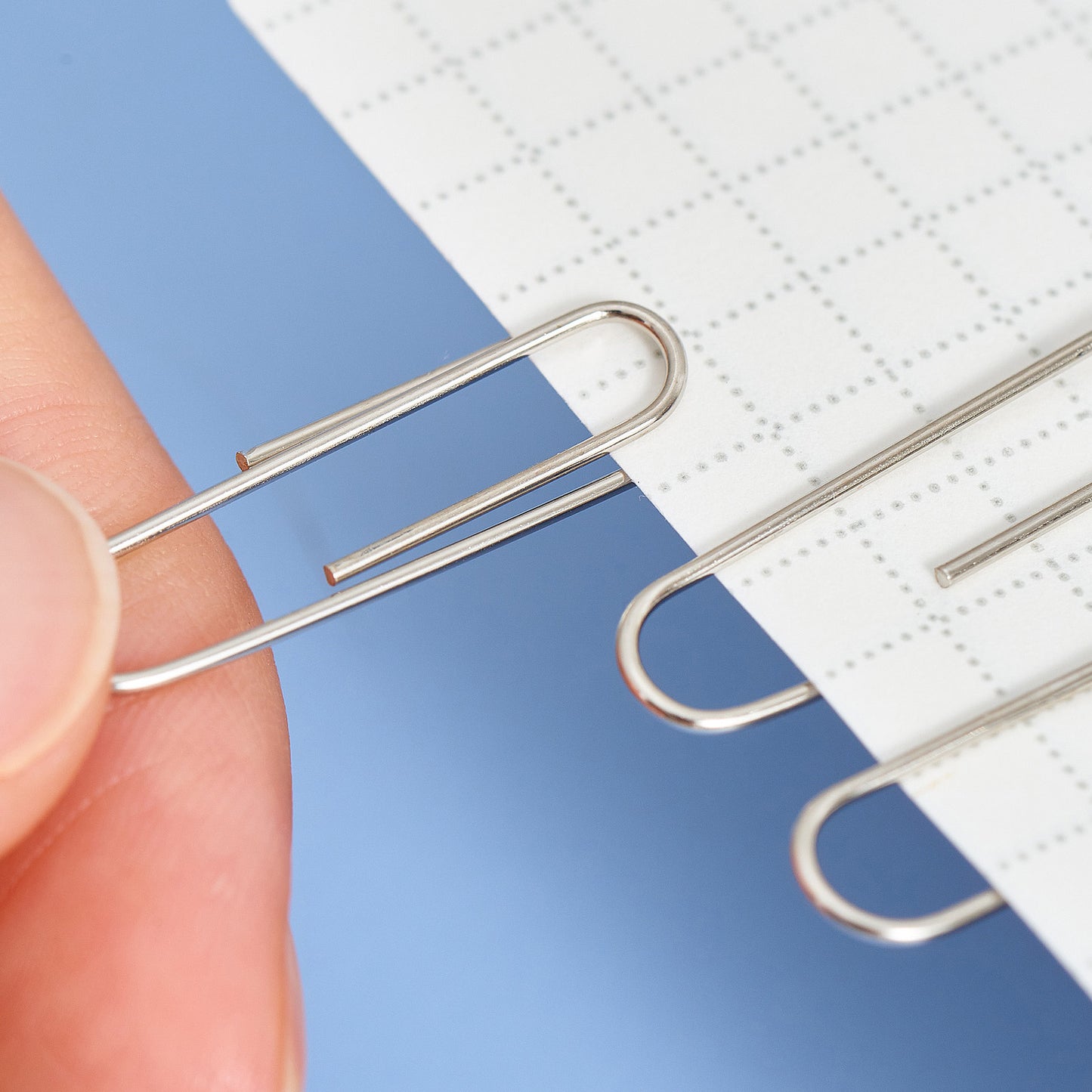 Vignette Stationery 33mm Chrome Paper Clips 100 pieces