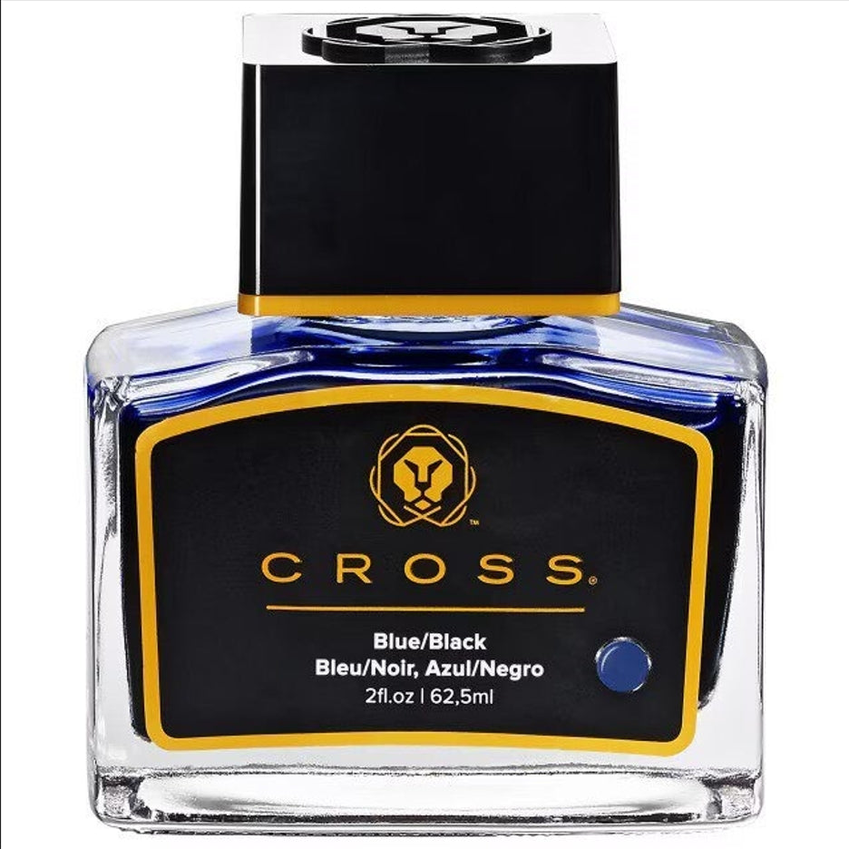 Cross Fountain Pen Bottle Ink Blue Black Colour 8945S-3 62.5ML Genuine