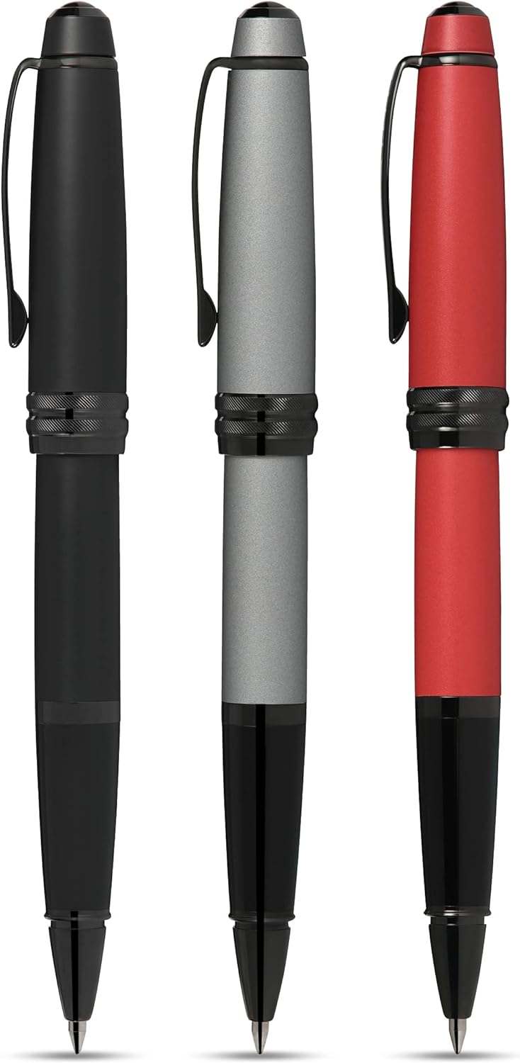 Free Engraving Cross Bailey Matte Black Rolling Ball Pen Luxury Writing Gift Box