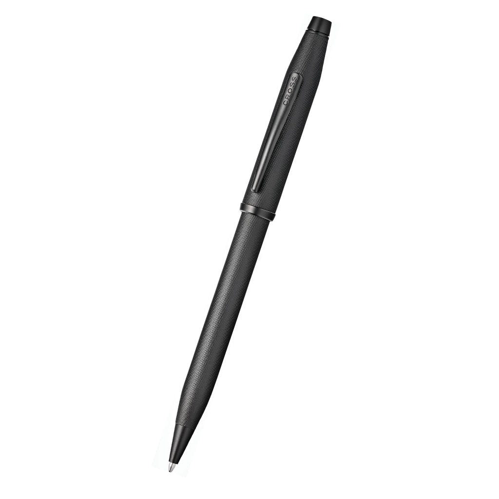 Cross Century II Luxury Ballpoint Pen Black Micro-knurl Free Laser Engraving