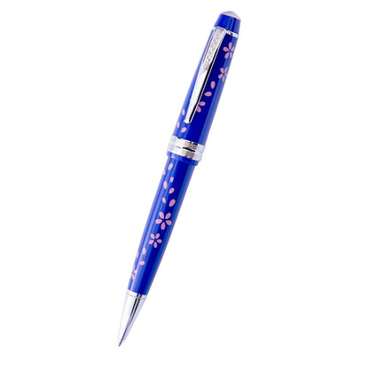 CROSS Bailey Light Ballpoint Pen Cherry Blossom Gloss Blue Resin Special Edition