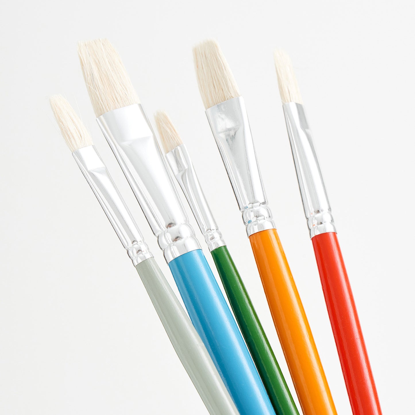 Vignette Stationery Artist Brushes 7203 Flat 5 Pieces Set for Acrylic, Watercolour, Gouache
