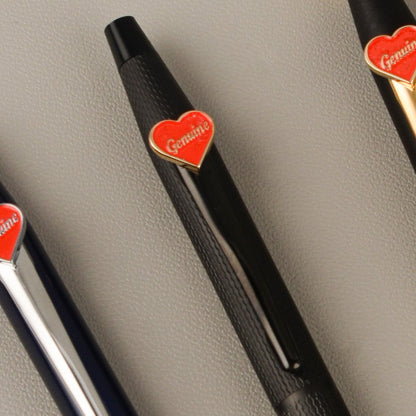 【Free Engraving】Cross Genuine Love Heart Classic Century Ballpoint Pen Brushed Black Best Gift