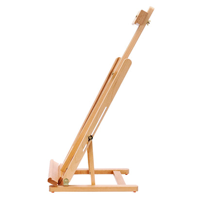 Vignette Stationery Adjustable Wooden Table Painting Easel, Solid Beech Wood