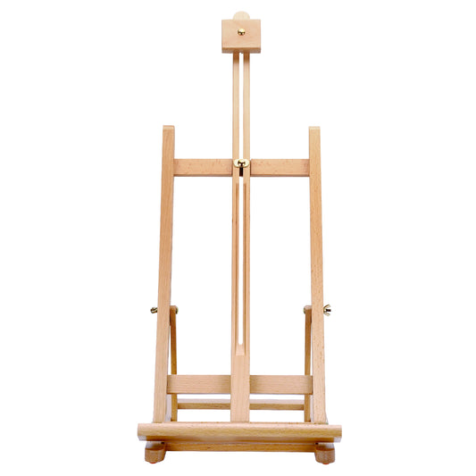 Vignette Stationery Adjustable Wooden Table Painting Easel, Solid Beech Wood