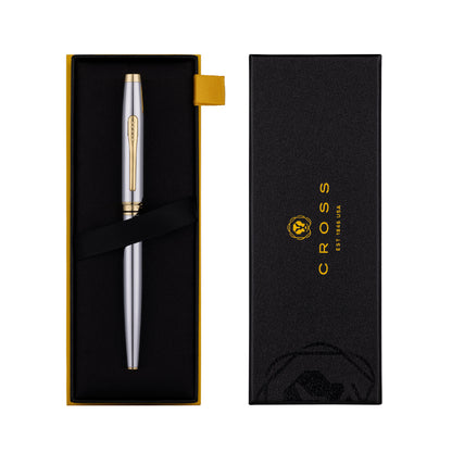 【Free Engraved】Cross Coventry Rollerball Pen Chrome Business Graduation Luxury Gift