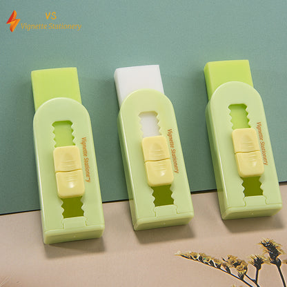 Vignette Stationery Push Slide Eraser with Extra Refill