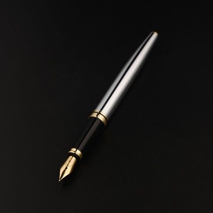 【Free Engraved】Cross Coventry Fountain Pen Chrome Stainless Steel F Nib