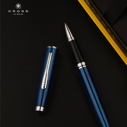 【Free Engraved】Cross Coventry Rollerball Pen Blue Business Graduation Luxury Gift