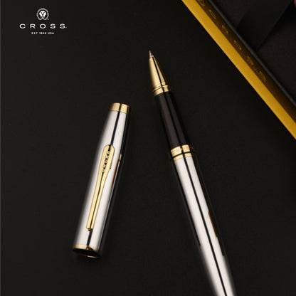 【Free Engraved】Cross Coventry Rollerball Pen Chrome Business Graduation Luxury Gift