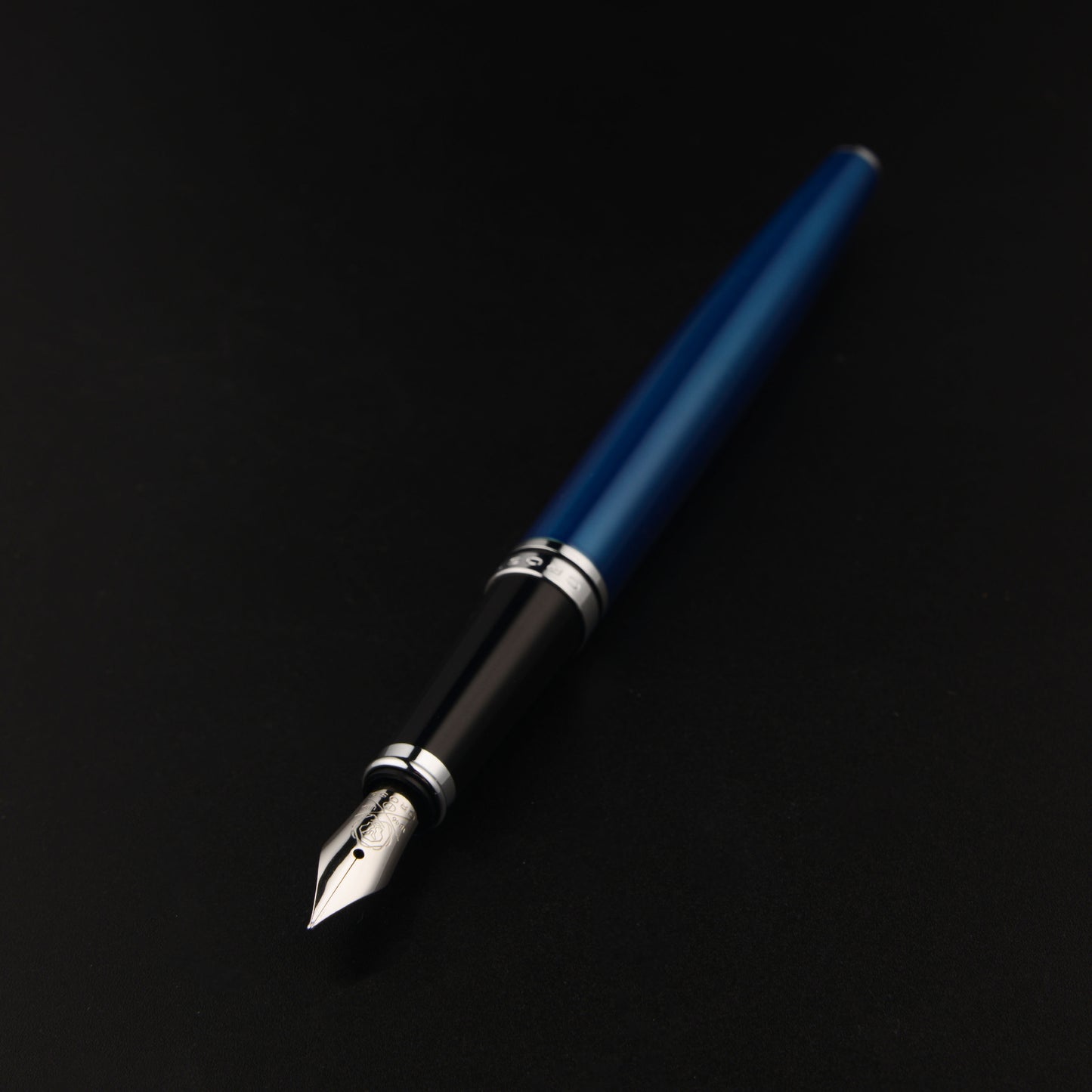 【Free Engraved】Cross Coventry Fountain Pen Blue Stainless Steel F Nib
