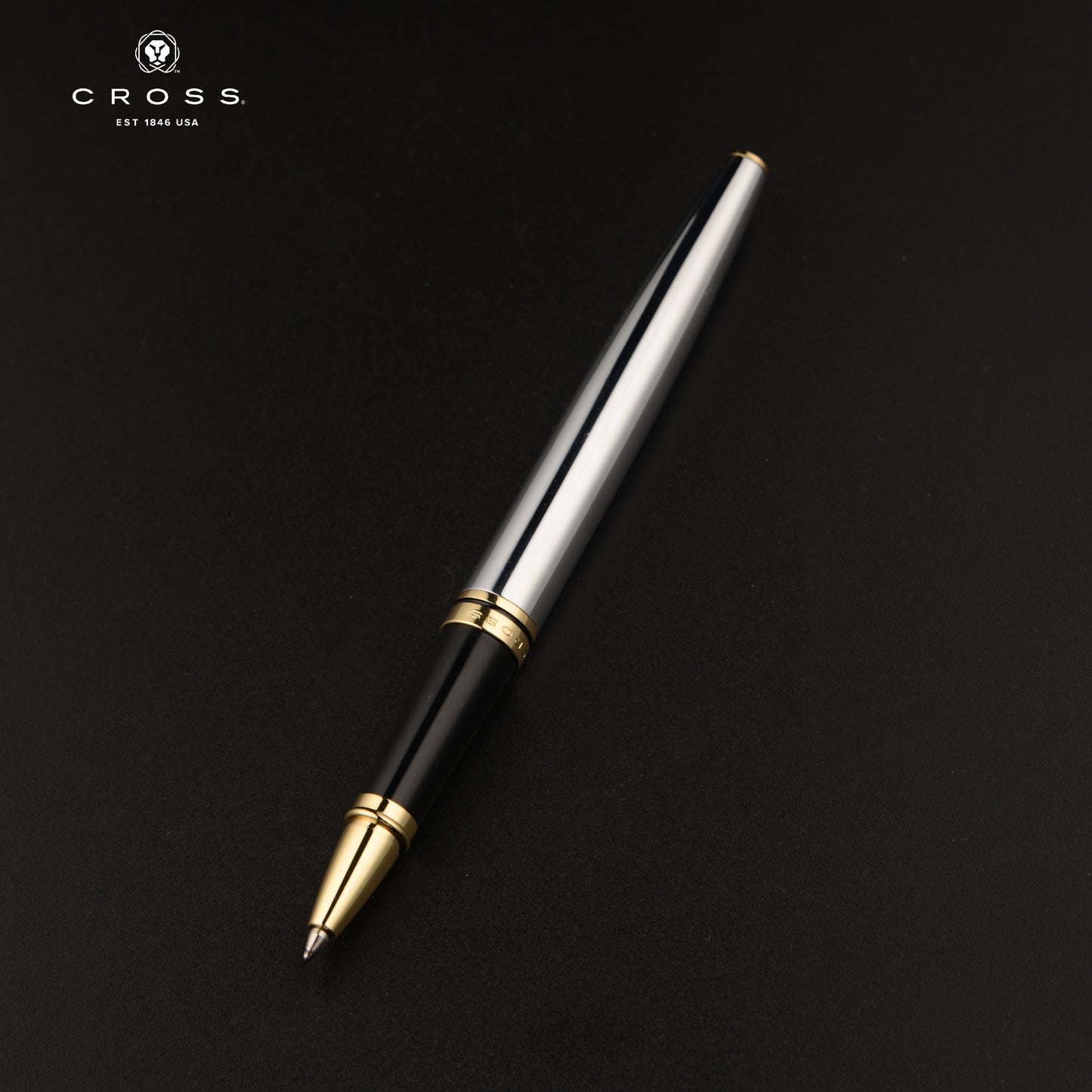 【Free Engraved】Cross Coventry Rollerball Pen Chrome Business Graduation Luxury Gift