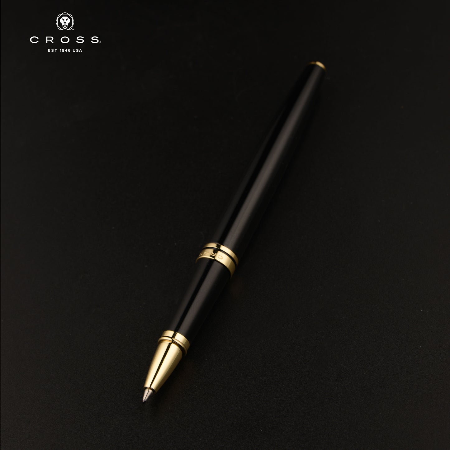 【Free Engraved】Cross Coventry Rollerball Pen Black Business Graduation Luxury Gift