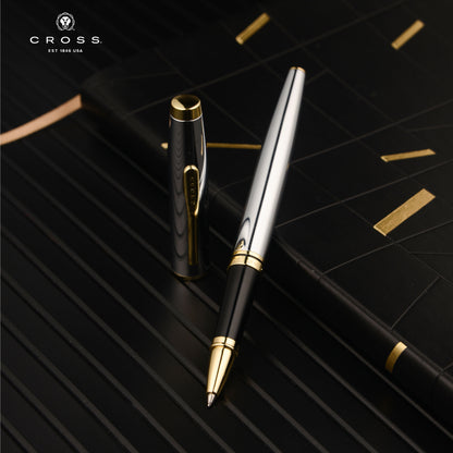 【Free Engraved】Cross Coventry Rollerball Pen Chrome Business Graduation Luxury Gift