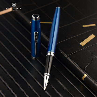【Free Engraved】Cross Coventry Rollerball Pen Blue Business Graduation Luxury Gift