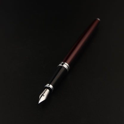 【Free Engraved】Cross coventry Fountain Pen Burgundy Stainless Steel F Nib