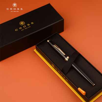 【Free Engraved】Cross Coventry Rollerball Pen Black Business Graduation Luxury Gift