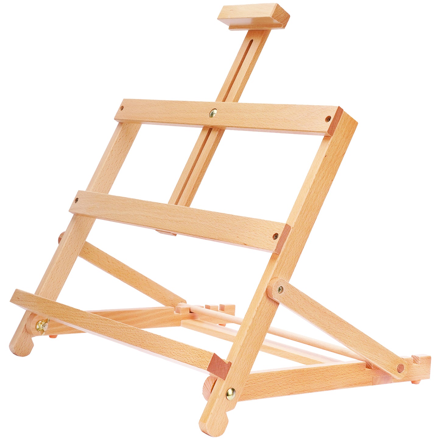 Vignette Stationery Adjustable Wooden Table Painting Easel, Solid Beech Wood Construction