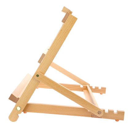 Vignette Stationery Adjustable Wooden Table Painting Easel, Solid Beech Wood Construction