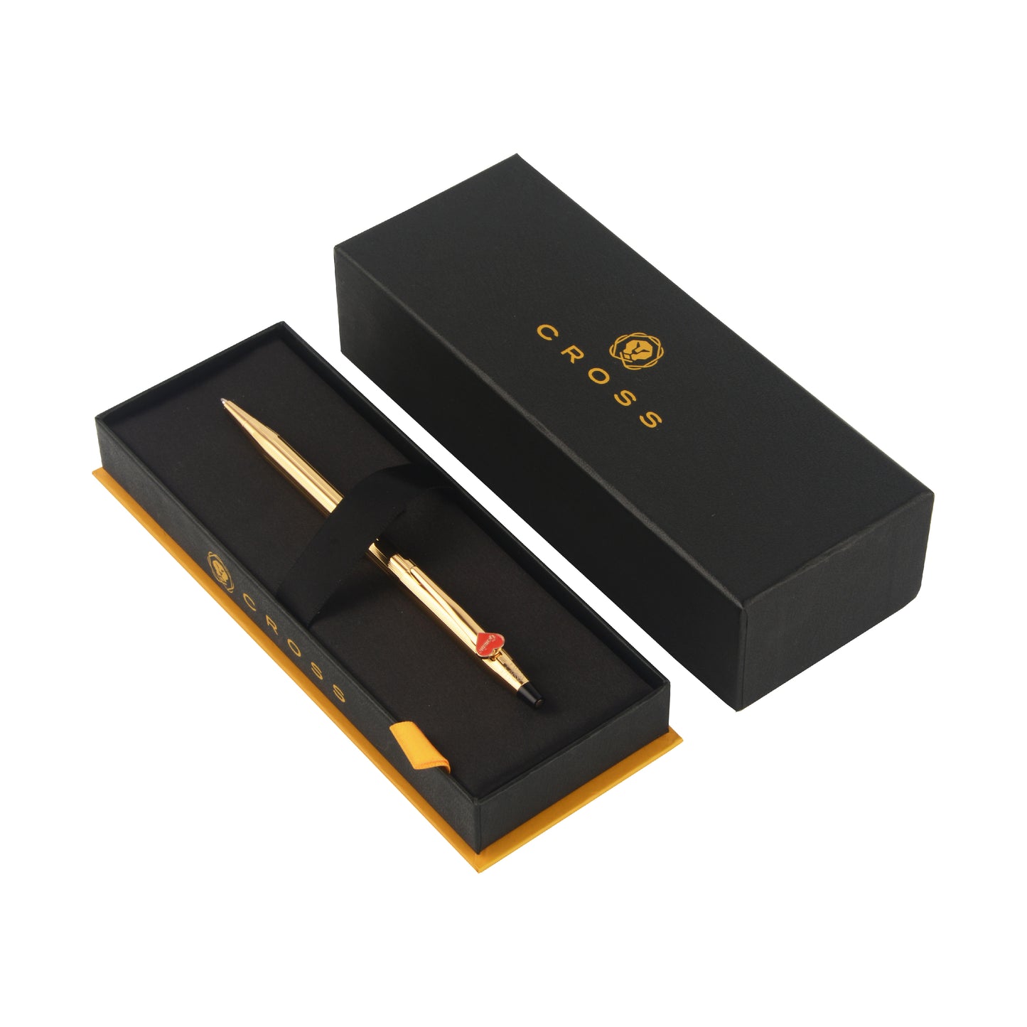 【Free Engraving】Cross Classic Century Ballpoint Pen 23KT Gold Plated Love Edition Gift Valentine's Day