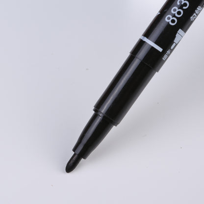 Vignette Stationery Dual Nib Fineliner Drawing Pens, Set of 10, Waterbase Ink, Washable, Odourless Double Tip Markers (Mix)