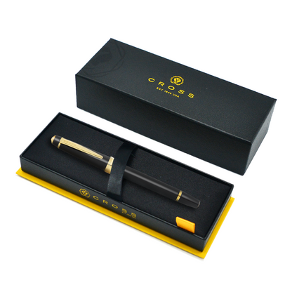 Cross Bailey Light Gold Tone Fountain Pen Gift Box Bag