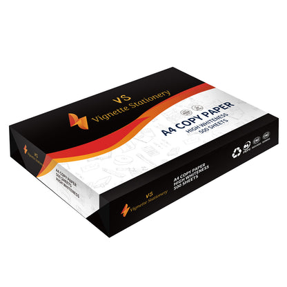 A4 Print Copy Paper 80g Ultra White Carton (5 reams 2500 sheets)