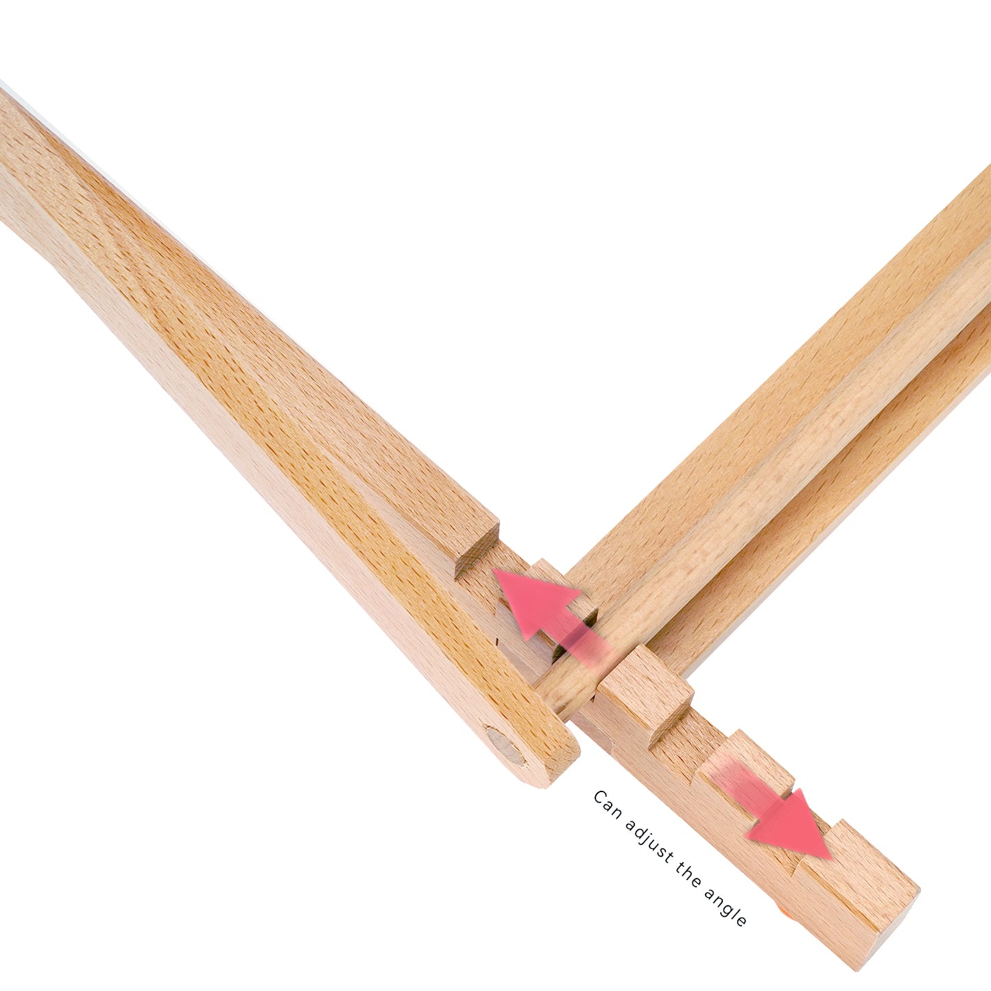 Vignette Stationery Adjustable Wooden Table Painting Easel, Solid Beech Wood Construction