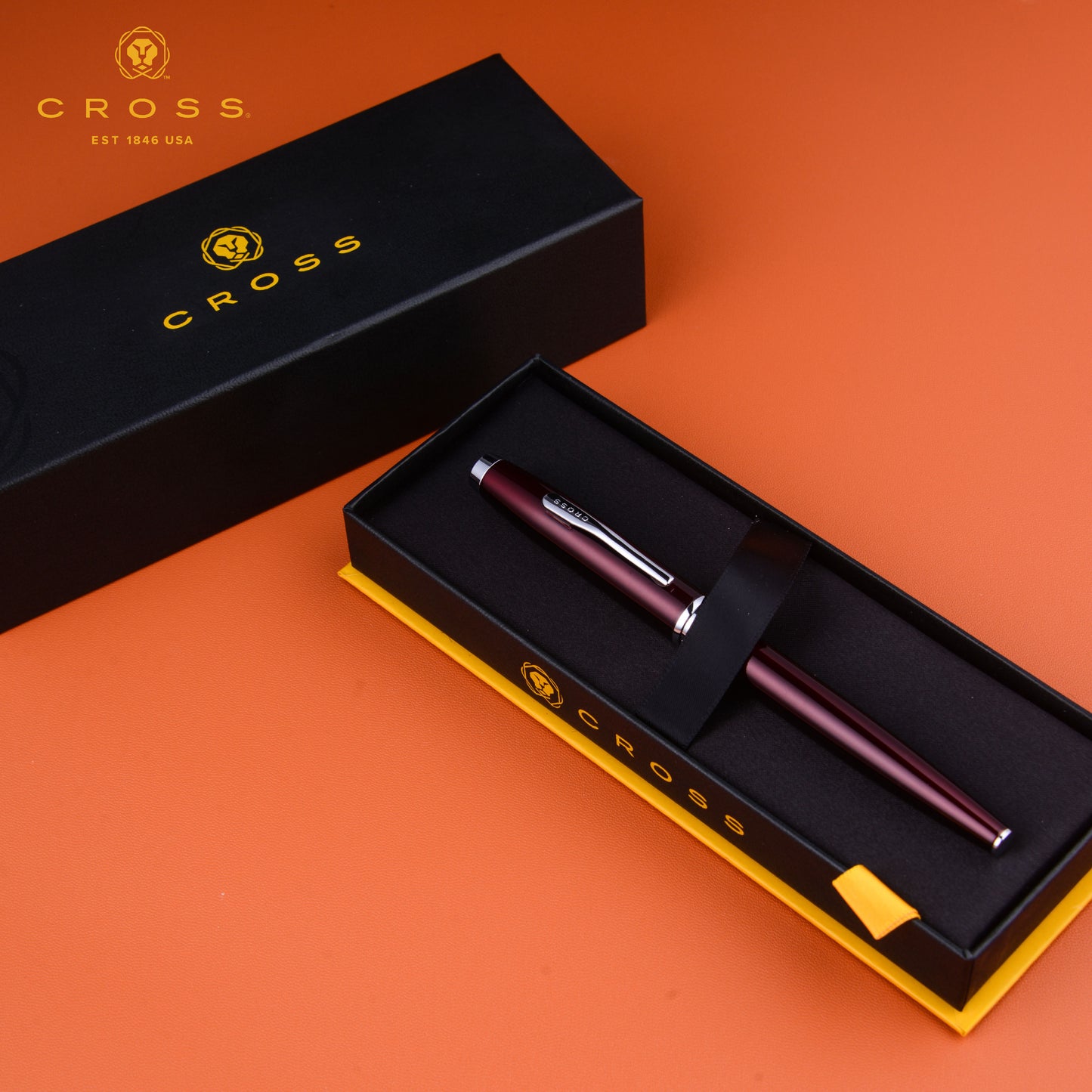 【Free Engraved】Cross Coventry Rollerball Pen Burgundy Graduation Luxury Gift