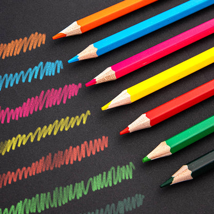 Coloured Pencils Oil Base Professional Grade Vibrant Colour Pre-Sharpened (48)