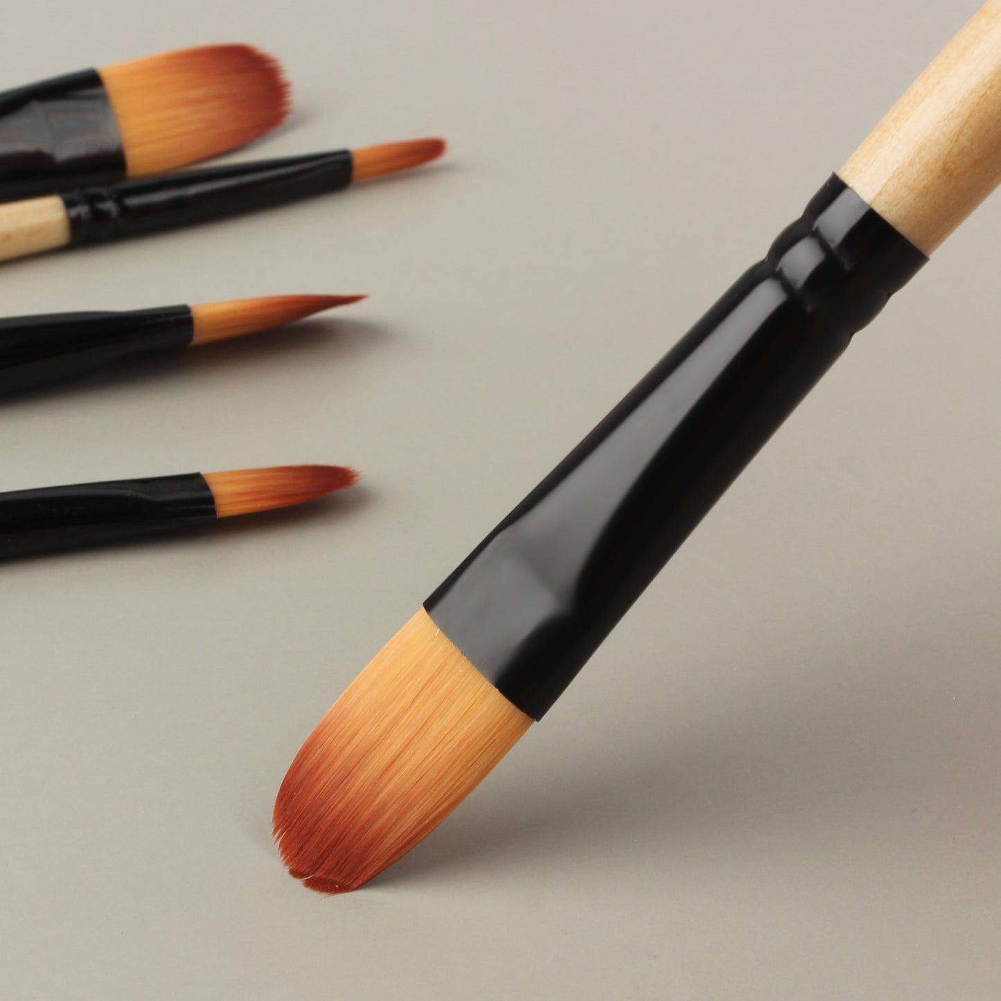 Vignette Stationery 7102 Round Paint Brushes Set 6 Pcs for Acrylic Oil Watercolour Canvas Craft Painting (Copy)