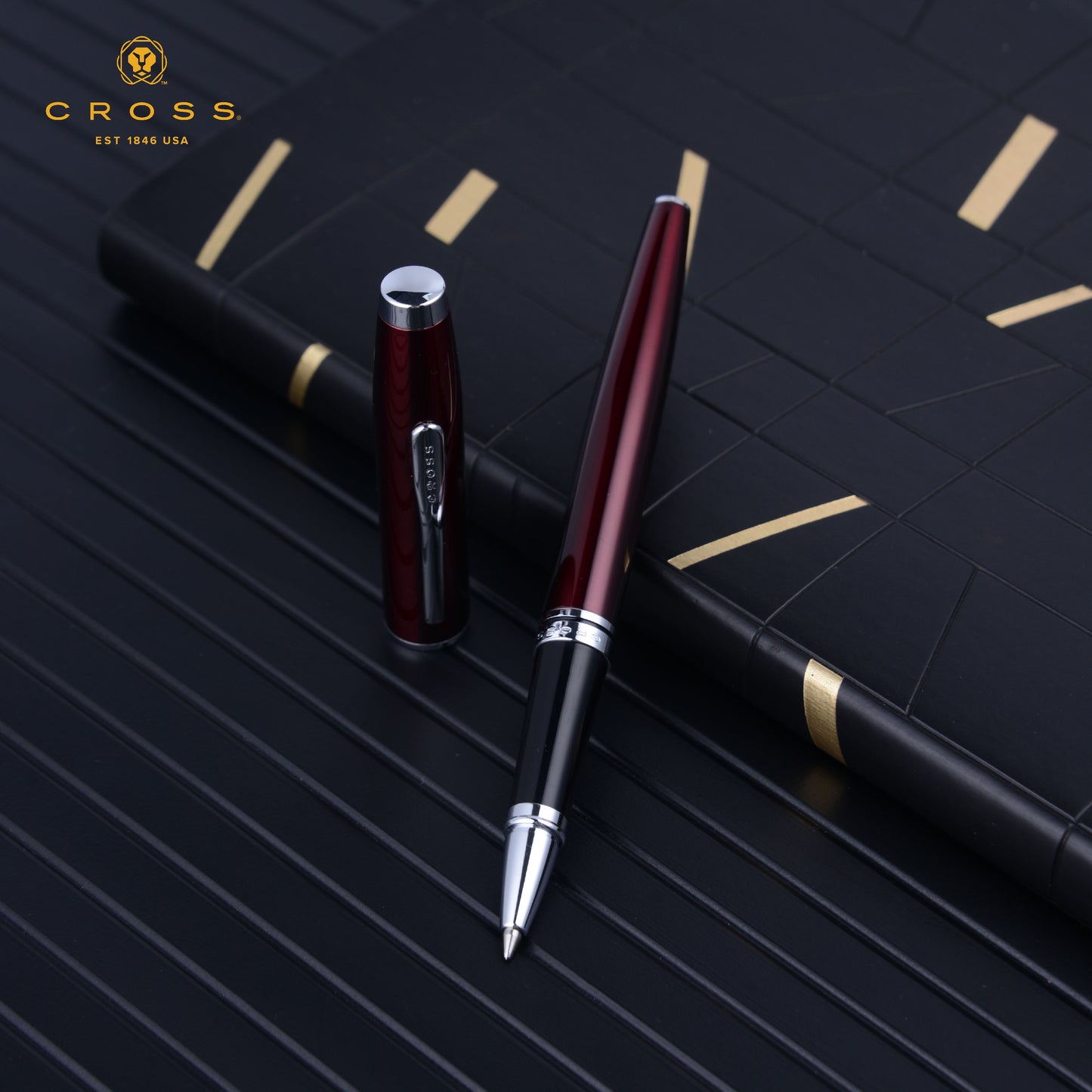 【Free Engraved】Cross Coventry Rollerball Pen Burgundy Graduation Luxury Gift