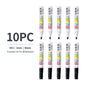 Whiteboard Markers, Washable, Low Odour, Dry Erase, Fast Drying, Medium Bullet Tip (10 Black)
