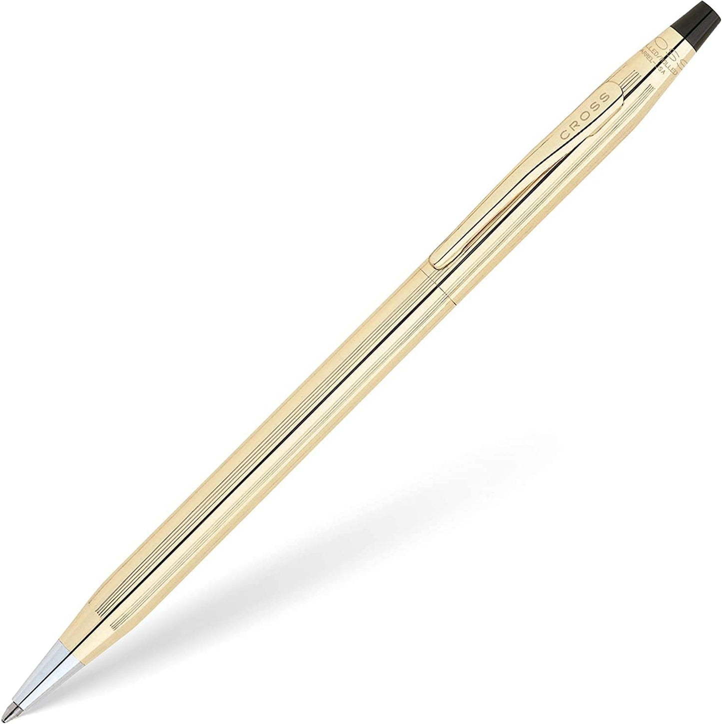 【Free Engraving】Cross Classic Century 23KT Gold Plated Medalist Ballpoint Pen With Cross Gift Box & Bag