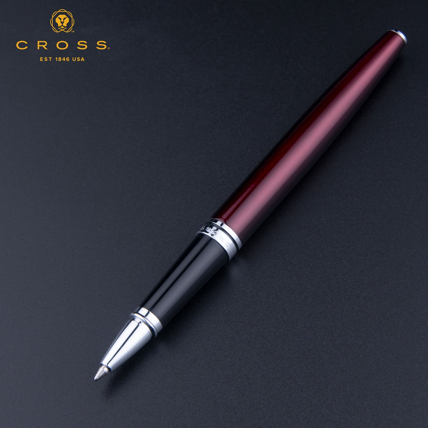 【Free Engraved】Cross Coventry Rollerball Pen Burgundy Graduation Luxury Gift