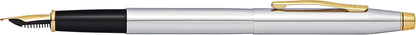 Cross Classic Century Medalist Fountain Pen Fine Nib 23KT Gold Plate Appointment
