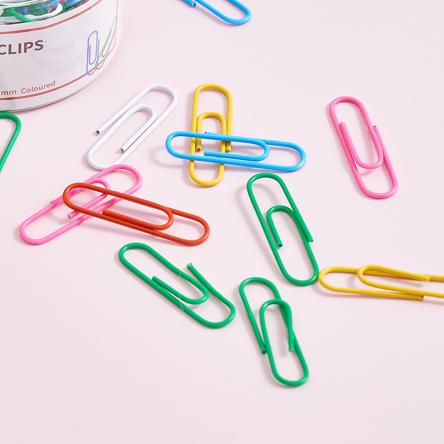 Vignette Stationery 33mm Coloured Paper Clips 100 pieces