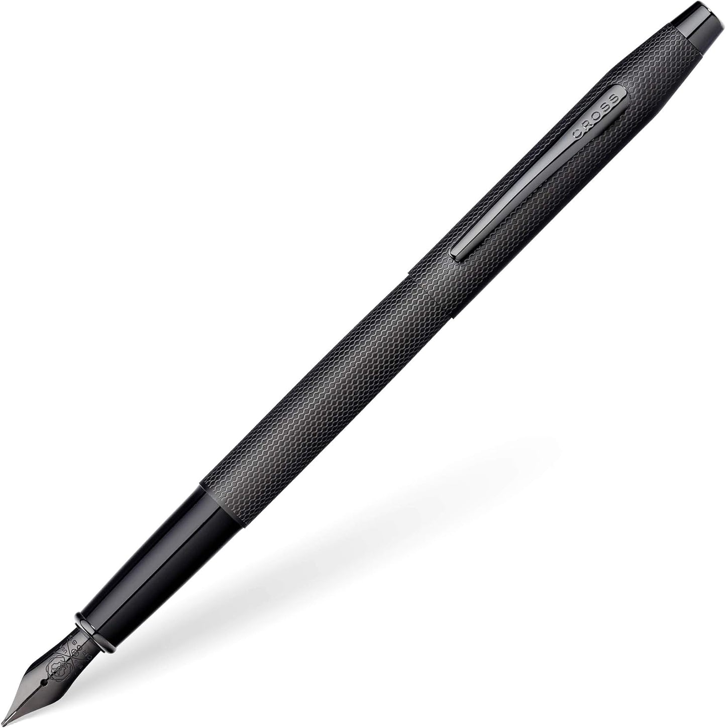 Cross Classic Century Brushed Black PVD Fountain Pen Fine Nib Personalisable