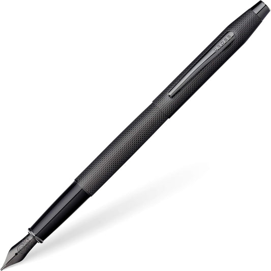 Cross Classic Century Brushed Black PVD Fountain Pen Fine Nib Personalisable