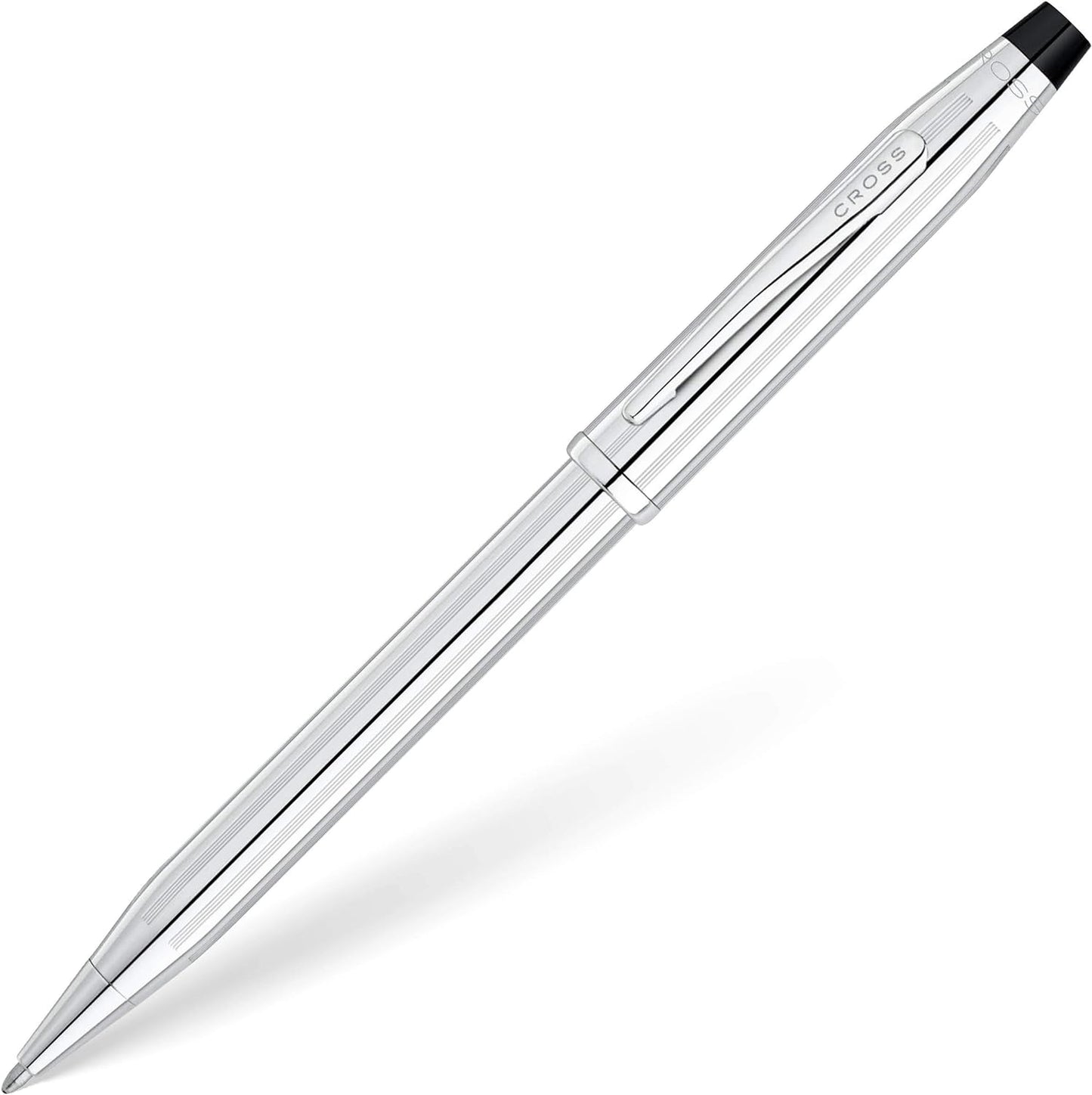 Cross Century II Luxury Ballpoint Pen Pure Lustrous Chrome Free Laser Engraving