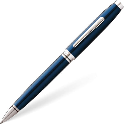 【Free Engraving】CROSS Coventry Ballpoint Pen with Cross Gift Box & Gift Bag Blue/Chrome