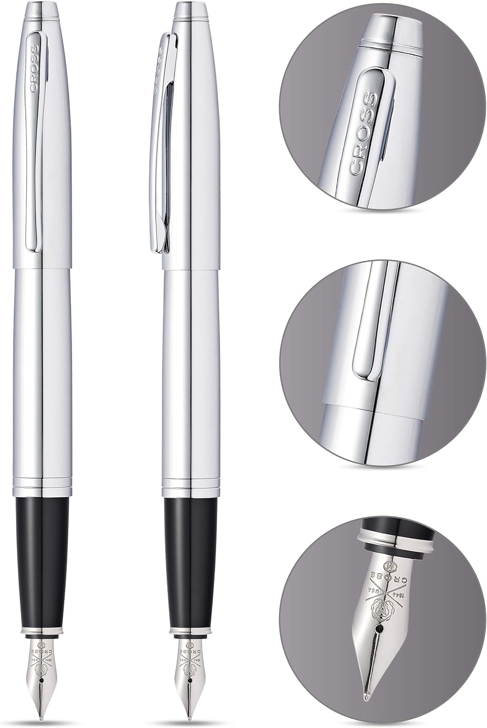 【Free Engraved】Cross Calais M Nib Fountain Pen Signature Model Business Gift