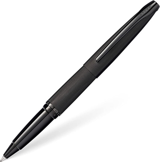 Cross ATX Brushed Black Rollerball Pen Signature Model With Gift Box Bag Quality Material