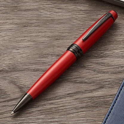 Cross Bailey PVD Matte Red Ballpoint Pen Luxury Writing Gift Free Engraving