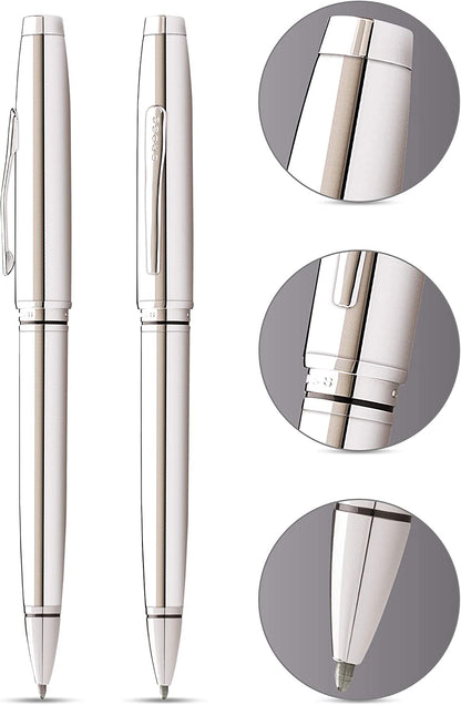 【Free Engraving】CROSS Coventry Ballpoint Pen with Cross Gift Box & Gift Bag Lustrous/Chrome