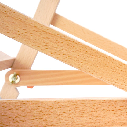 Vignette Stationery Adjustable Wooden Table Painting Easel, Solid Beech Wood Construction
