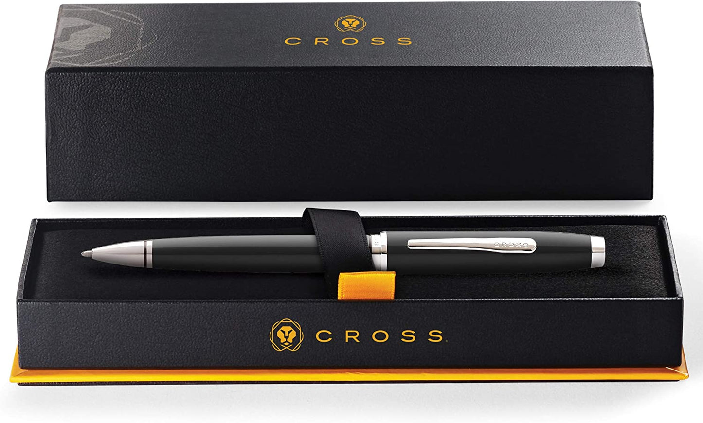 【Free Engraving】CROSS Coventry Ballpoint Pen with Cross Gift Box & Gift Bag Black/Chrome