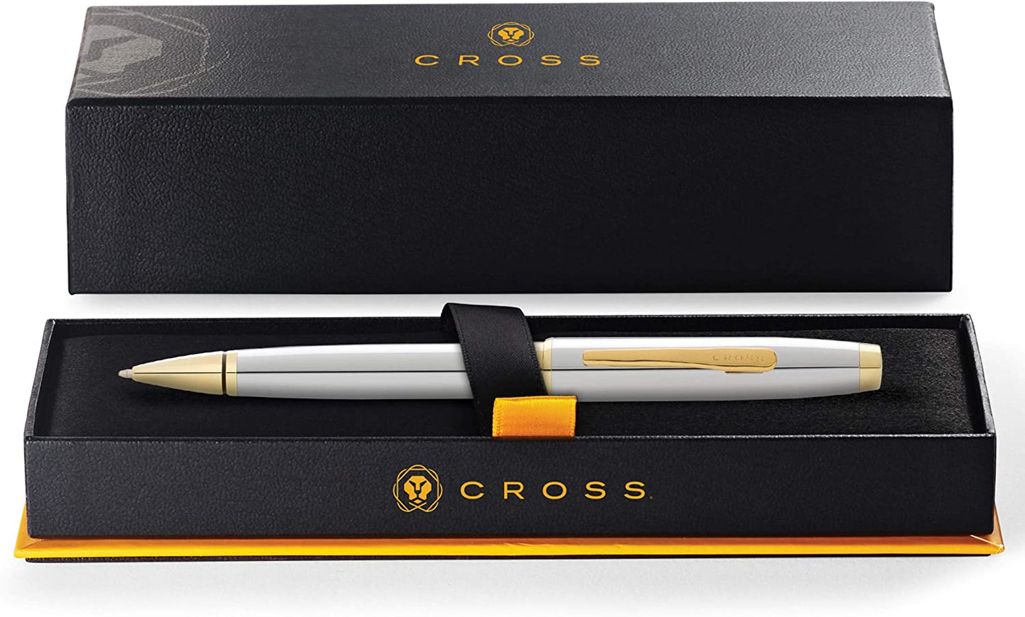 【Free Engraving】CROSS Coventry Ballpoint Pen with Cross Gift Box & Gift Bag Lustrous/Gold