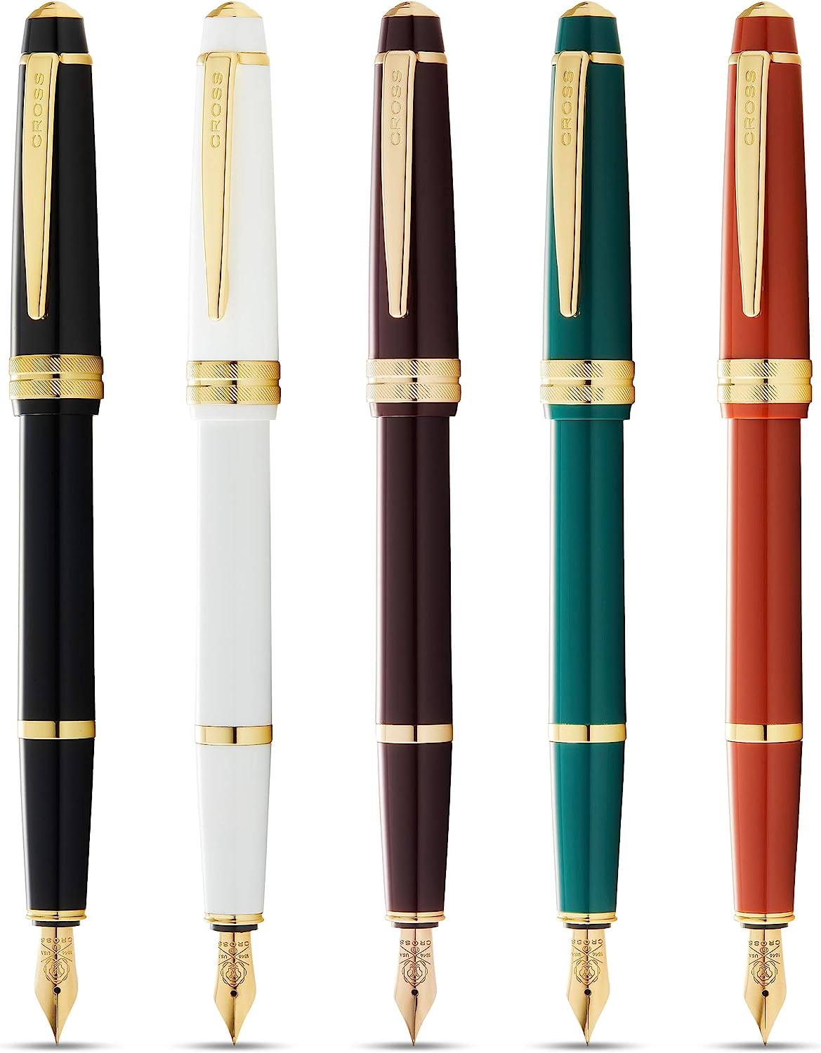 Cross Bailey Light Gold Tone Fountain Pen Gift Box Bag
