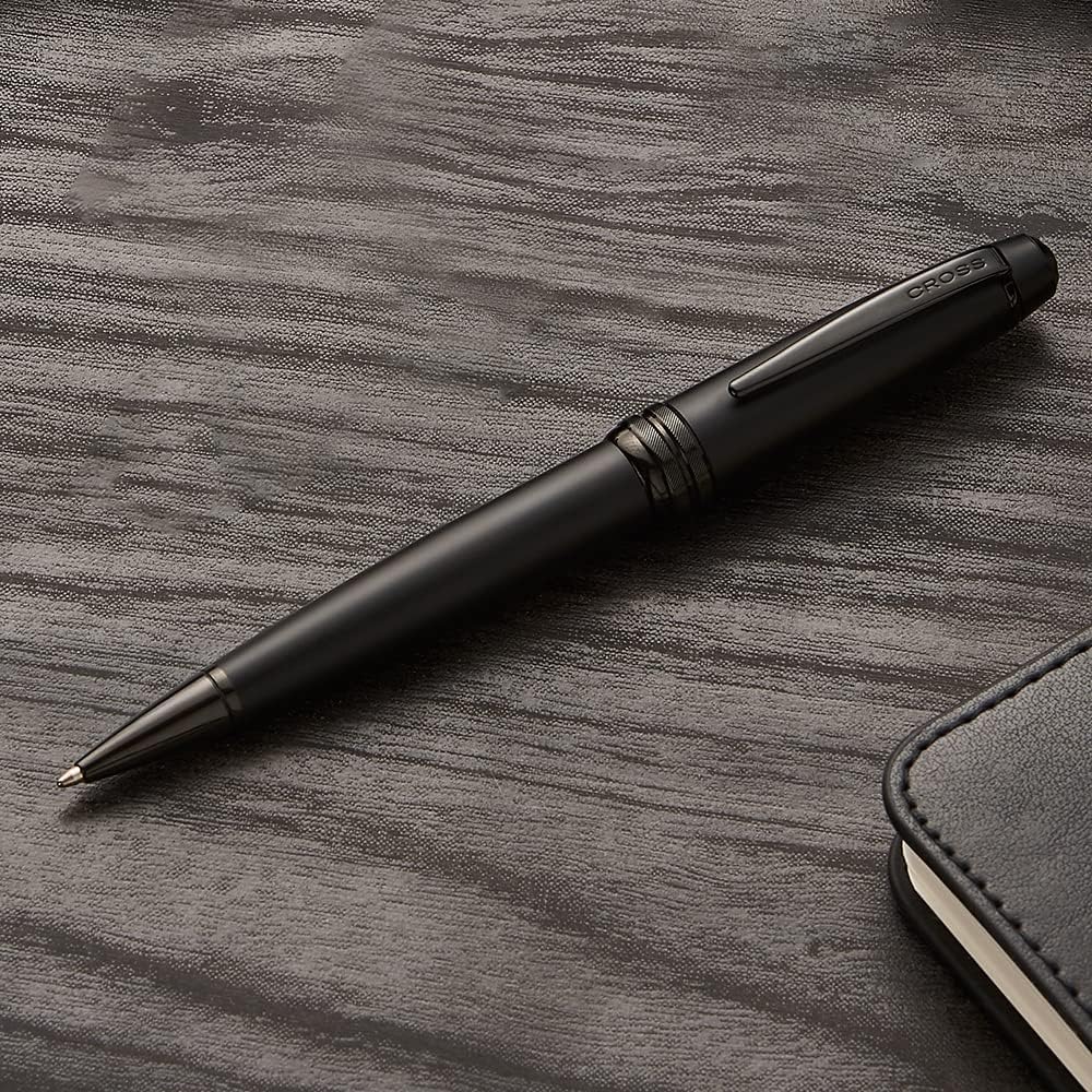 Cross Bailey PVD Matte Black Ballpoint Pen Luxury Writing Gift Free Engraving